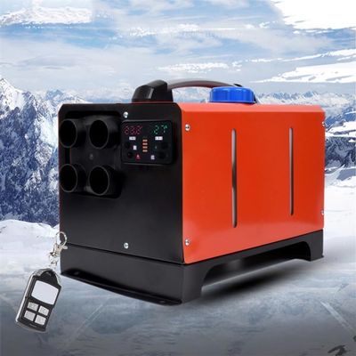 CHIPEL Diesel Air Heater 5KW 12V/24V, All-in-One Diesel Heater 4 Holes Parking Heater Heating Air Diesel Night Heater with LCD Switch & Remote Control for Truck, Boat, Car Trailer, Motorhomes