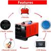 CHIPEL Diesel Air Heater 5KW 12V/24V, All-in-One Diesel Heater 4 Holes Parking Heater Heating Air Diesel Night Heater with LCD Switch & Remote Control for Truck, Boat, Car Trailer, Motorhomes view 4