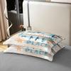 100% Natural Cotton Beach Life Coastal Duvet Cover King Cartoon Starfish Jellyfish Comforter Cover Khaki White Old Barn Bedding Set for Boys Girls Bedroom,No Comforter view 4