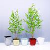 Fake Tree 150cm/4.9ft Artificial Tree Fake Tree Large Realistic Simulation Tree with Black Pot for Indoor Outdoor Home Artificial Plant Realistic Design view 3