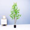 Fake Tree 150cm/4.9ft Artificial Tree Fake Tree Large Realistic Simulation Tree with Black Pot for Indoor Outdoor Home Artificial Plant Realistic Design view 4