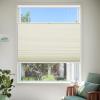 MiLin Top Down Bottom Up Cellular Blinds for Windows Cordless Cellular Shades Honeycomb Design Blinds & Shades Room Darkening for Home, Bathroom, Office (Blackout - Creamy, 35" W x 60" H) view 1