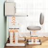 Student Writing Desk Kids Desk and Chair Set Study Table Height Adjustable Study Table with Drawer Study Room Computer Desk (Color : Grey, Size : 45 * 70cm) view 2
