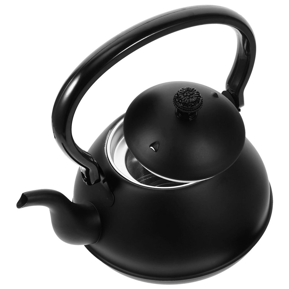 Ciieeo Stainless Steel Kettle Filter Tea Brewing Pot for Induction Cooker Ergonomic Handle Design for Home Use for Tea and Beverage Preparation