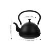 Ciieeo Stainless Steel Kettle Filter Tea Brewing Pot for Induction Cooker Ergonomic Handle Design for Home Use for Tea and Beverage Preparation view 2