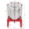 Fruit Wine Press 3.5 Gallon Stainless Steel Fruit Wine Press 100% Nature Juice Making Manual Juice Maker Apple Grape Berry Vegetables Crusher Olive Oil Cider Wine Making Press Machine view 3