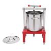 Fruit Wine Press 3.5 Gallon Stainless Steel Fruit Wine Press 100% Nature Juice Making Manual Juice Maker Apple Grape Berry Vegetables Crusher Olive Oil Cider Wine Making Press Machine view 4