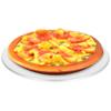 Amosfun Perforated Pizza Baking Tray Nonstick Round Pizza Pan for Home Kitchen for Cakes and Steamed Buns view 2
