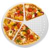 Amosfun Perforated Pizza Baking Tray Nonstick Round Pizza Pan for Home Kitchen for Cakes and Steamed Buns view 3