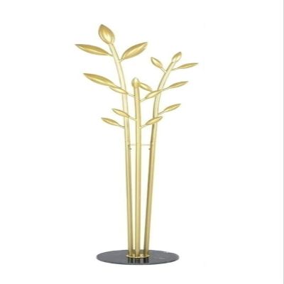 RUTAVM Coat Rack Free Standing Metal Coat Rack Multi-Pole Floor-to-Ceiling Hanging Rack for Living Room Bedroom Hall Coat Stand Home Decoration (Color : Gold Black)