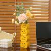 Creative Smiling Face Ceramic Vase Decoration Modern Simple Home Living Room Flower Arrangement Dried Flower Porch Decoration view 2