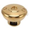 Tyenaza Chinese Charcoal Hotpot, Portable Charcoal Hot Pot Stainless Steel Small Dry Ice Pot One Person Milk Tea Hot Pot, Picnic Stove for Kitchen Picnic (Gold) view 1