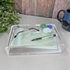 Plymor 2" H x 10" W x 6" D Clear Acrylic Rectangular Display Riser (3 Pack) view 3