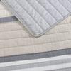Nautica - Twin Quilt Set, Reversible Cotton Bedding with Matching Sham, Modern Bedding Set for All Seasons (Dover Beige, Twin) view 3