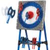 EastPoint Axe Throwing Game Set - 8 Foam & Plastic Throwing Axes - Heavy Duty Steel Frame - Over 5 Ft Tall - Folds Flat for Portable Outdoor Games - Unique Bristle Target for Yard Games view 1
