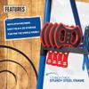 EastPoint Axe Throwing Game Set - 8 Foam & Plastic Throwing Axes - Heavy Duty Steel Frame - Over 5 Ft Tall - Folds Flat for Portable Outdoor Games - Unique Bristle Target for Yard Games view 3