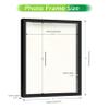FrameWorks 16" x 20" Black Driftwood Wooden Shadow Box Frame  Soft Felt Back, Tempered Glass, and Included Elegant White Ball Push Pins view 2