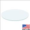 30" Inch Round Glass Table top - 1/4" Thick - Flat Polish Edge view 2