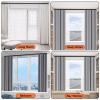 3ft 4ft 7ft 8ft 9ft 10ft 12ft 13ft 16ft 20ft 25ft Custom Curtain Track Seamless, Camper/RVs/Shower Room Separation Curtain Rail Set, Ceiling V Shape Aluminum Straight Rail (Color : White, Size : 4.5 view 2