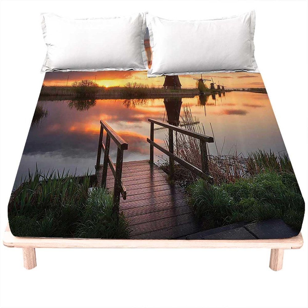 California King Cotton Fitted Sheets Apartment Decor,Personalized Sbanas Stain Resistant California King