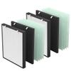 Air400 Filter Replacement for Bissell Air400, 2 True HEPA and 2 Carbon Filter with 8 Pre-Filter, Compared to Part #2521,2520,3365 view 1