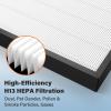 Air400 Filter Replacement for Bissell Air400, 2 True HEPA and 2 Carbon Filter with 8 Pre-Filter, Compared to Part #2521,2520,3365 view 4