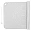EuChoiz Silicone Pastry Mat 20"*16" Extra Thick Non Stick Baking Mat Food Grade Silicone Dough Rolling Bake Mat with Edge Heightening Light Grey view 1