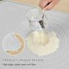 EuChoiz Silicone Pastry Mat 20"*16" Extra Thick Non Stick Baking Mat Food Grade Silicone Dough Rolling Bake Mat with Edge Heightening Light Grey view 2