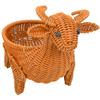 Multi-use Woven Storage Basket for Fruits Eggs and Sundries Rattan Organizer for Home Lightweight and Easy to Clean for Everyday Use view 1