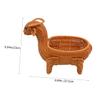 Multi-use Woven Storage Basket for Fruits Eggs and Sundries Rattan Organizer for Home Lightweight and Easy to Clean for Everyday Use view 2