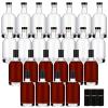 Liengoron Wine Bottle 24PCS 100 ML Glass Bottles with Lids 3 oz Clear Glass Bottles with Cork Empty Wine Bottle with Stopper for Beverages Drinks Beer Water Soda view 1