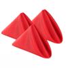 Bailarina Cloth Napkins Set of 40,17x17 inches Dinner Napkins Cloth Washable,Polyester Square Table Cloth Napkin Bulk with Hemmed Edges Ideal for Banquets, Parties and Weddings-Red view 1