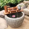 UNbit Bamboo Fountain Water Feature Garden Fountain Pump Sculptures Statues Home Decoration Arts Crafts Decor for Waterfall Outdoor Japanese Garden Feature,80cm,Indoor Fountains and Waterfalls Tableto view 1