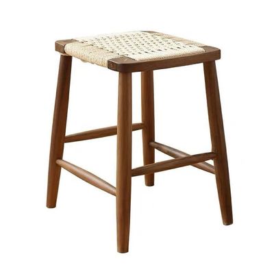 FRANCES Stool Chair Wooden High Stool, Shoe Changing Stool Nordic Home Living Room, Dressing Stool Bar Table Stool Shoe Rack for Entryway (Color : B, Size : M 65cm)