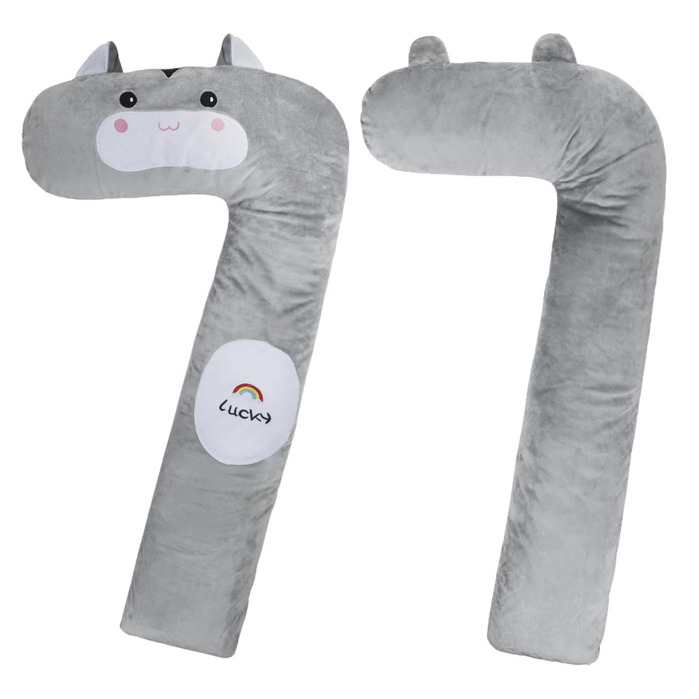 33.4 Cute Body Pillow for Kids and Adults Animal Body Pillows Long Round Pillow Bolster Pillow for Bed Hugging Pillow