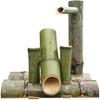 UNbit Bamboo Fountain Water Feature Fountain Pump Decor Water Spout with Pump Sculptures Statues Arts Crafts for Garden Home Decoration Waterfall Outdoor Japanese Garden Feature,50Cm Ornaments Fountai view 1