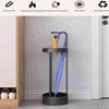 Topjia Steel Umbrella Stand,Round Umbrella Stand,entryway Organizer, Metal Umbrella Holder,Premium Steel Umbrella Stand Organizer for Entryway-Space Saving,Durable Stylish for Home Office Use view 4