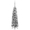 ZEYUAN Slim Artificial Christmas Tree with LEDs&Ball Set Decorated Christmas Tree Lighted Christmas Tree Xmas Tree Green 59.1" 3077904 view 1