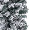 ZEYUAN Slim Artificial Christmas Tree with LEDs&Ball Set Decorated Christmas Tree Lighted Christmas Tree Xmas Tree Green 59.1" 3077904 view 3