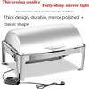 Chafing Dishes with Lids, 9L Electric Food Warmers for Parties and Buffets, Stainless Steel Buffet Servers for Buffet Wedding or Party - Keep Food Warm All Day view 3