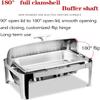 Chafing Dishes with Lids, 9L Electric Food Warmers for Parties and Buffets, Stainless Steel Buffet Servers for Buffet Wedding or Party - Keep Food Warm All Day view 4