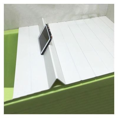Shutter Bathtub Cover,Foldable Bathtub Tray,Bathtub Lid,PVC Plastic Board Suitable for SPA Pavilions and Home Bathrooms(66.92x27.55x0.23 Inches) (Size : 105x70x0.6cm)