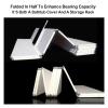 Shutter Bathtub Cover,Foldable Bathtub Tray,Bathtub Lid,PVC Plastic Board Suitable for SPA Pavilions and Home Bathrooms(66.92x27.55x0.23 Inches) (Size : 105x70x0.6cm) view 3