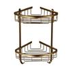 Shower Organizer Cesta De Jabn De Aluminio De Bronce Antiguo para Bao, Estante De Ducha Montado En La Pared, Soporte De Cesta Triangular, Material De Construccin Wall Mounted (Color : Yellow) view 2