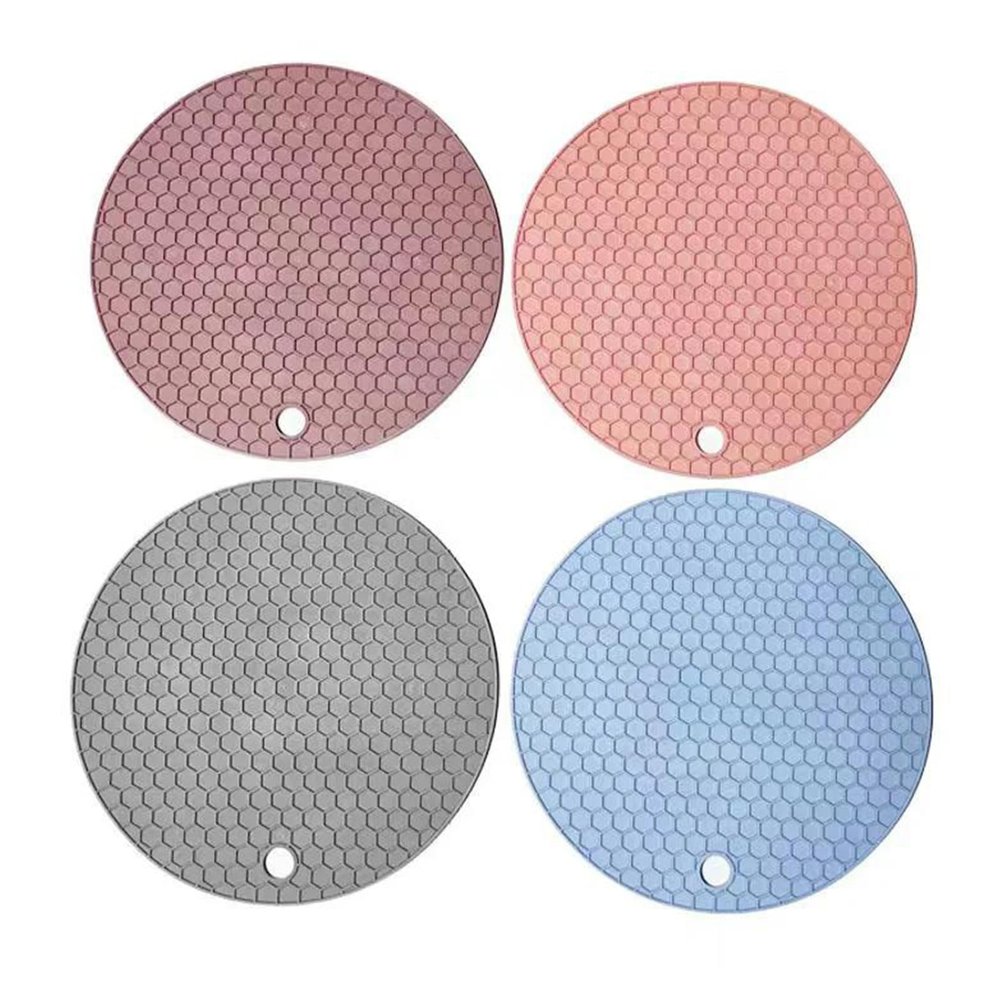 4PCS Silicone Coasters Drinking Coasters Cup Mat for Drinks, Live for Hot or Cold Drink Thickened, Non-Slip, Non-Stick