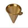 ATHIA Golden Dripper Reusable Stainless Steel Coffee Filter Paperless Cone Filter for Drip Coffee Makers Eco-Friendly Easy Clean Compatible with Most Coffee Makers (Golden, Cone Shape) view 2