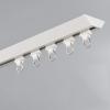 Ceiling Curtain Track Hospital Curtain RV Curtain Flexible Aluminum Ceiling Curtain Track, Straight Curtain Track Ceiling Mount Heavy Duty Curtain Tracks Rods System Room Divider Partition Curtain Cei view 1