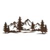 SIGNLEADER Metal Wall Art Decor Mountain Pine trees Modern Abstract Wall Sculpture Hangings Home Decoration for Living Room, Bedroom, Bathroom, Kitchen, Outdoor - 36" Bronze view 2
