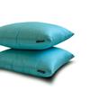 The HomeCentric Decorative Lumbar Pillow Cover Sea Green Pack of 2, 12"x20" (30x50 cm) Art Silk Plain & Solid Oblong Pillow Cover, Modern Cushion Cover Style - Sea Green Luxury view 3