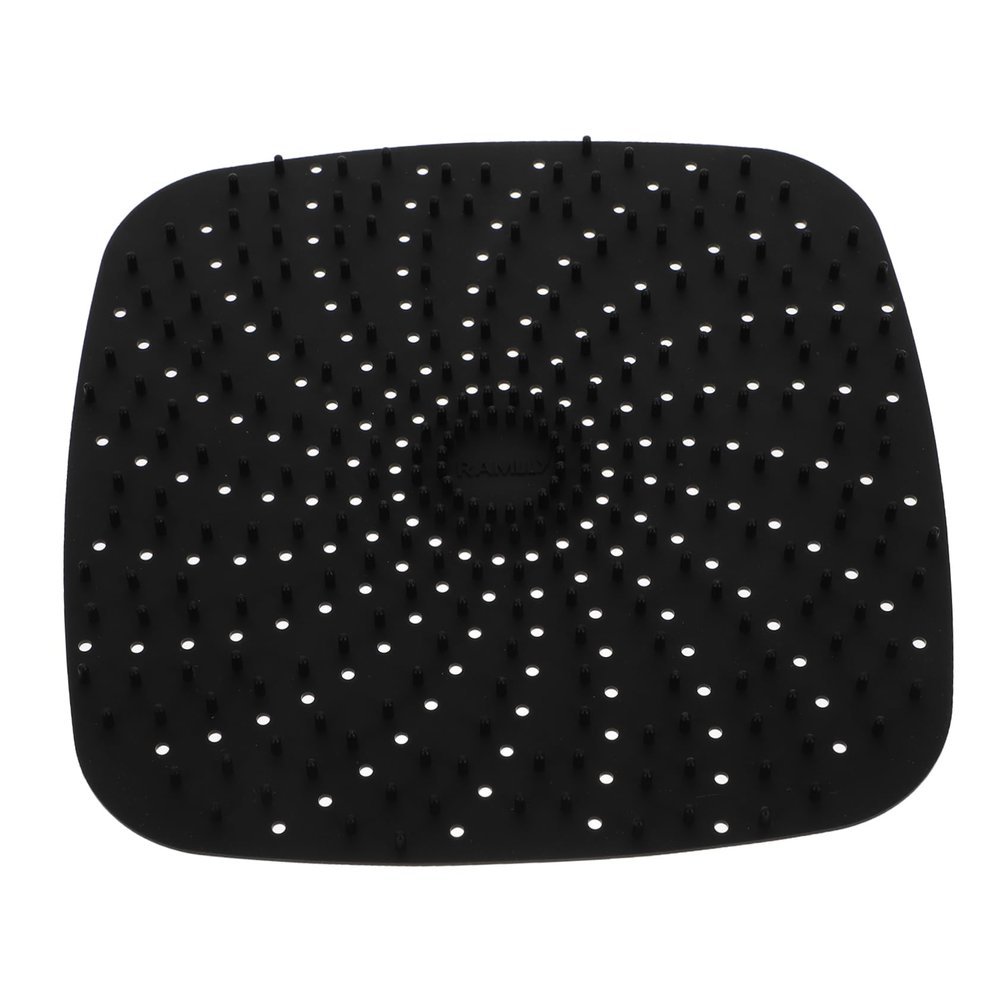 BIUDECO 1pc Air Fryer Pad Silicone Mat for Air Fryer Mat Silicone Baking Reusable Pad Grill Accessory Non-stick Silicone - Liner